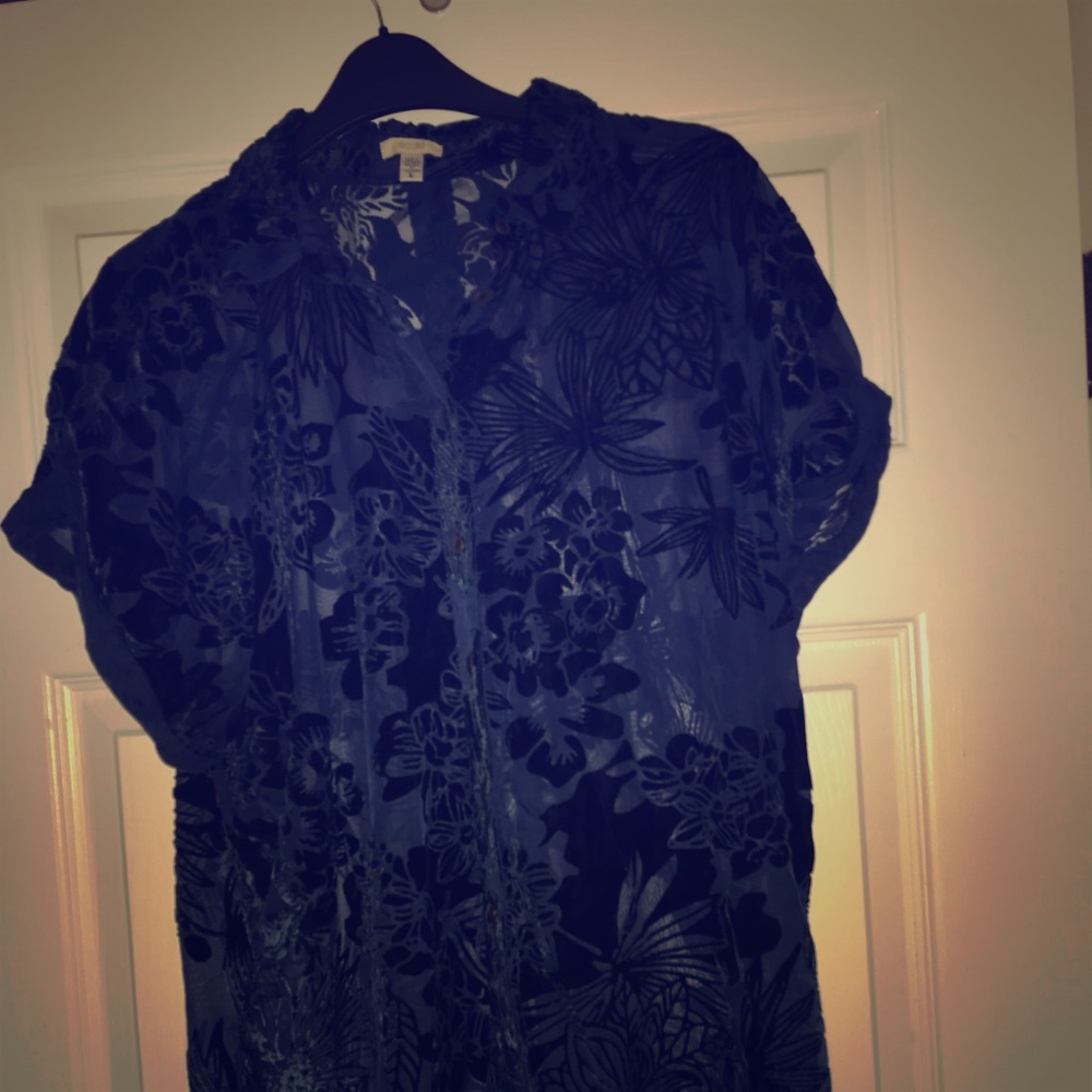 Urban Outfitters Velvet Top, Size L